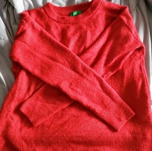 M dip Red Sweater.